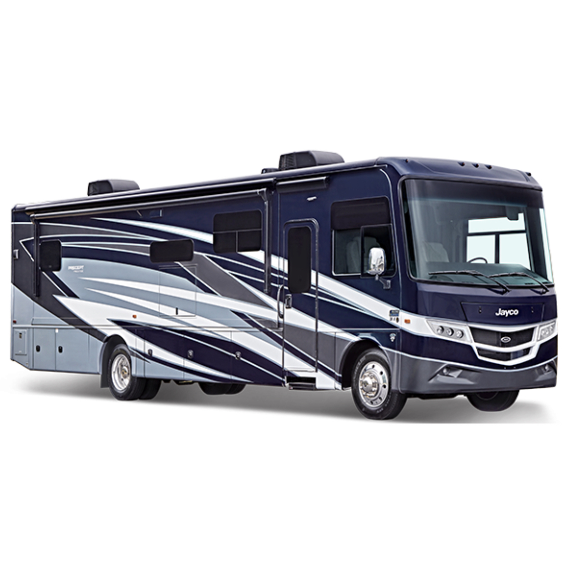 A Jayco RV - Class A - with white background